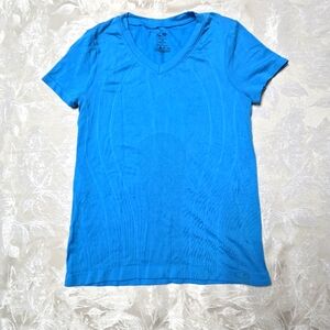 Champions Women Sports Top XS Blue ActiveShirt Activewear Sportswear Gym Running